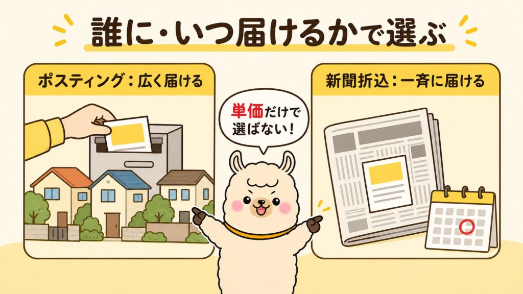 誰にいつ届けるかで選ぶ