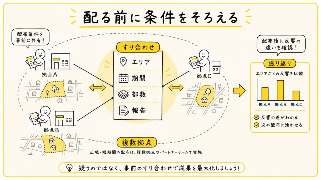 配る前に条件をそろえる